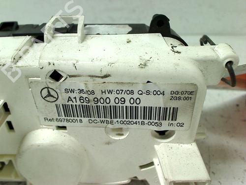 Climate control MERCEDES-BENZ A-CLASS (W169) A 160 (169.031, 169.331) | BP11302025I5 