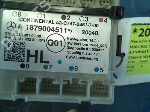 Electronic module MERCEDES-BENZ C-CLASS (W205) C 180 (205.076) | BP13313362M83 
