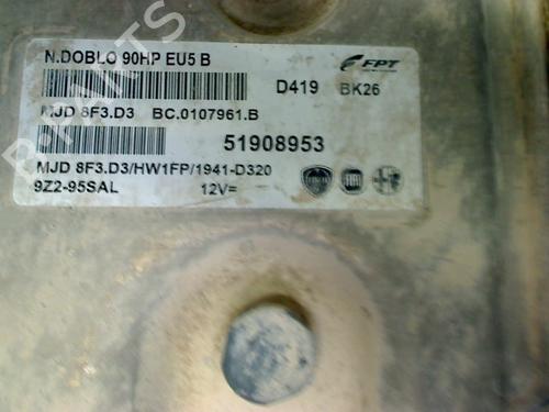Engine control unit (ECU) FIAT DOBLO Cargo (263_) 1.3 D Multijet | BP18602598M57 