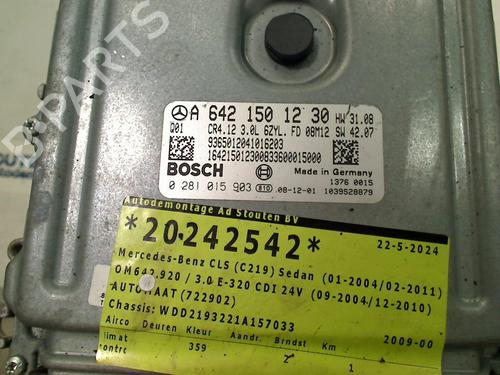 Engine control unit (ECU) MERCEDES-BENZ CLS (C219) CLS 350 CDI (219.322) | BP30339951M57