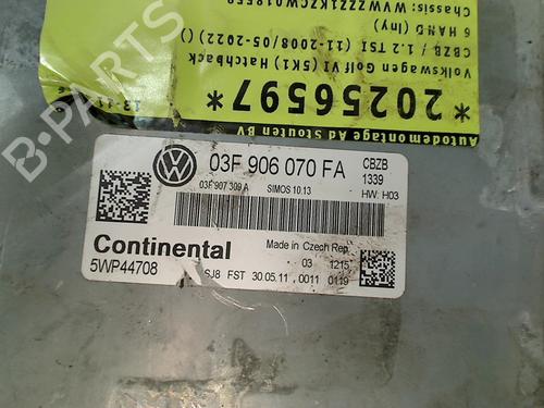 Engine control unit (ECU) VW GOLF VI (5K1) 1.2 TSI | BP31966064M57 