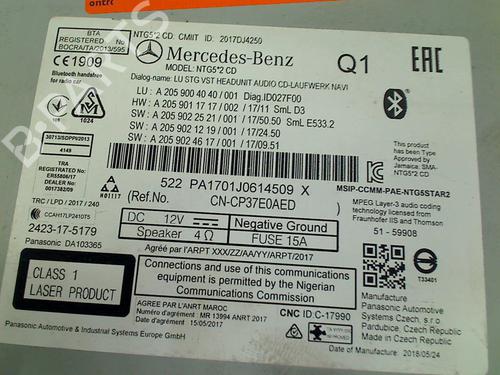Module électronique MERCEDES-BENZ GLC (X253) 250 d 4-matic (253.909) | BP25933237M83 