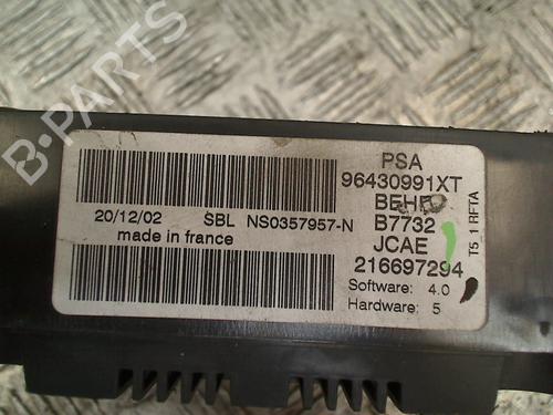 Climate control PEUGEOT 307 SW (3H) 2.0 HDI 90 | BP11306528I5 