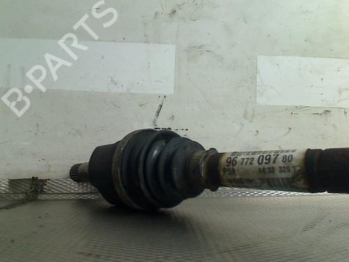 Left front driveshaft PEUGEOT 2008 I (CU_) 1.2 VTi | BP31296977M38