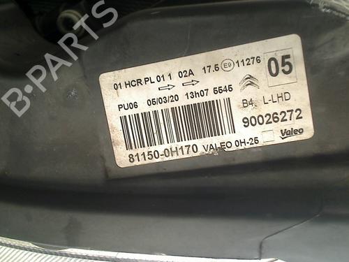 Left headlight CITROËN C1 II (PA_, PS_) 1.0 VTi 72 | BP32205726C28