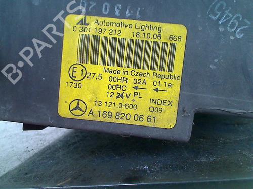 Right headlight MERCEDES-BENZ A-CLASS (W169) A 180 CDI (169.007, 169.307) | BP22962011C29 