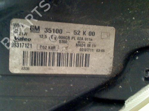 Right headlight OPEL AGILA B (H08) 1.2 (F68) | BP39237725C29 - Image 5