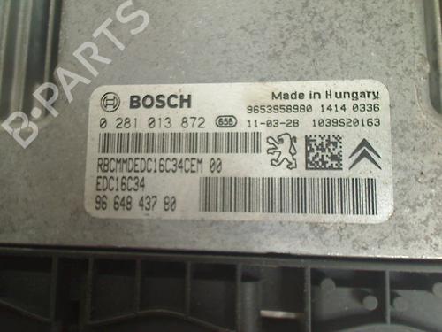 Engine control unit (ECU) CITROËN BERLINGO Box Body/MPV (B9) 1.6 HDi 75 | BP38461959M57 - Image 2