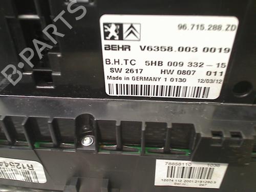 Climate control CITROËN C5 III Break (RW_) 1.6 THP 155 | BP33448531I5  - Image 5