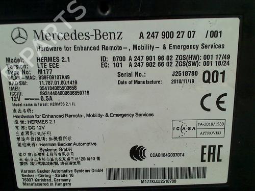 Control unit MERCEDES-BENZ A-CLASS (W177) A 180 (177.084) | BP23567557M11 - Image 5