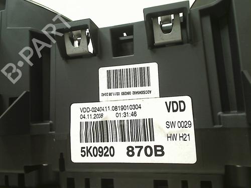 Instrument cluster VW GOLF VI (5K1) 1.4 TSI | BP34574033C47 - Image 4