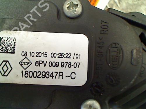 Pedal RENAULT CLIO IV Grandtour (KH_) 1.5 dCi 90 (KHN3, KHN4) | BP13125041I4 