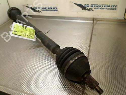 Right front driveshaft VW POLO VI (AW1, BZ1, AE1) 1.6 TDI | BP24656598M39 