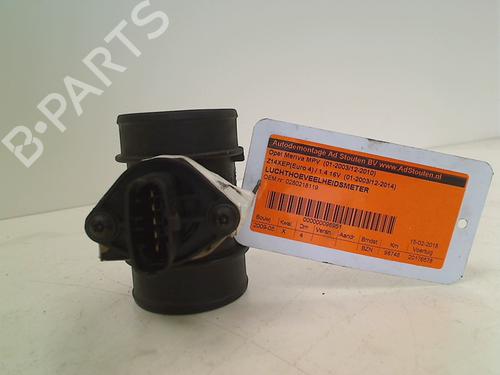 Mass air flow sensor OPEL MERIVA A MPV (X03) 1.4 16V Twinport (E75) | BP11305140M95 