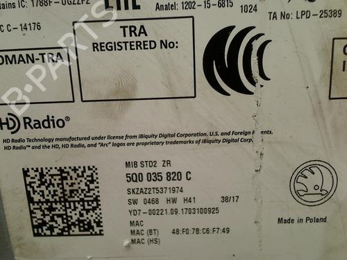 Module électronique SKODA FABIA III (NJ3) 1.0 TSI | BP30765309M83