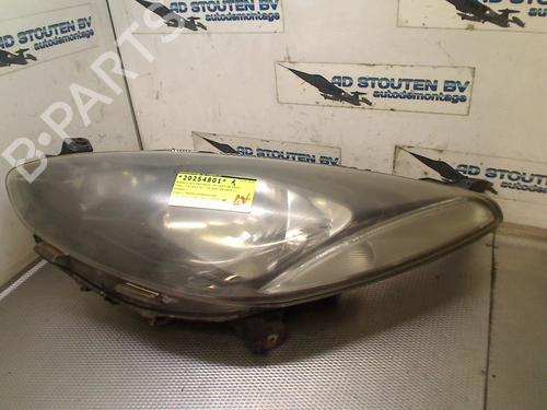 Used Left headlight MAZDA 2 (DE_, DH_) 1.5 (DE5FS) (103 hp) 29965344