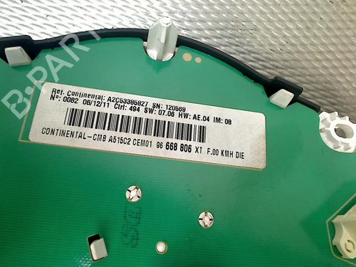 Instrument cluster CITROËN C3 II (SC_) 1.6 HDi | BP34005408C47 - Image 6