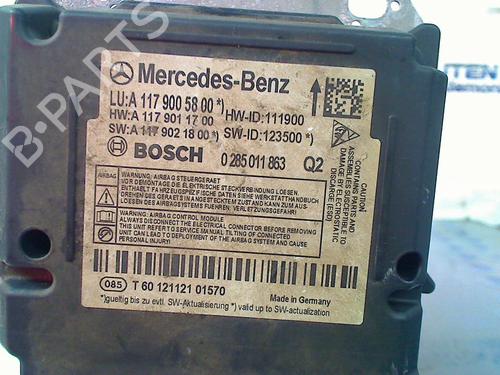 ECU airbags MERCEDES-BENZ A-CLASS (W176) A 200 (176.043) | BP18716013M53 