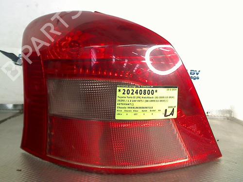 Used Left taillight TOYOTA YARIS (_P9_) 1.3 VVT-i (SCP90_, SCP90R) (87 hp) 31287624