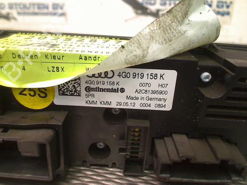 Climate control AUDI A6 C7 Avant (4G5, 4GD) 3.0 TDI quattro | BP27475281I5 