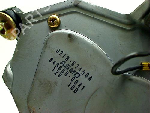 Rear wiper motor MAZDA 6 Station Wagon (GY) 1.8 | BP11297957M102 