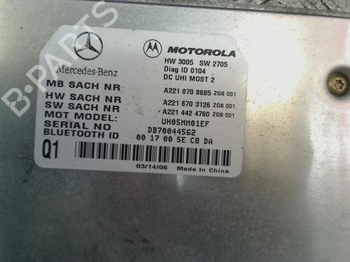 Used Electronic module MERCEDES-BENZ S-CLASS (W221, V221) S 500 (221.071, 221.171) (388 hp) 11312149