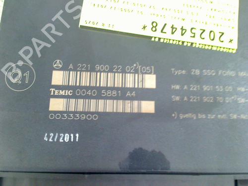 Control unit MERCEDES-BENZ S-CLASS (W221, V221) S 350 BlueTec (221.026, 221.126) | BP30897393M11 - Image 2