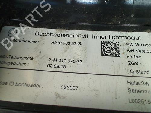 Interior roof light MERCEDES-BENZ SPRINTER 3,5-t Van (B907, B910) 316 CDI RWD (907.631, 907.633, 907.635, 907.637) | BP33706165I8 - Image 5