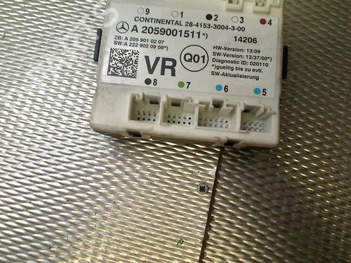 Electronic module MERCEDES-BENZ C-CLASS (W205) C 200 (205.042) | BP31263271M83 