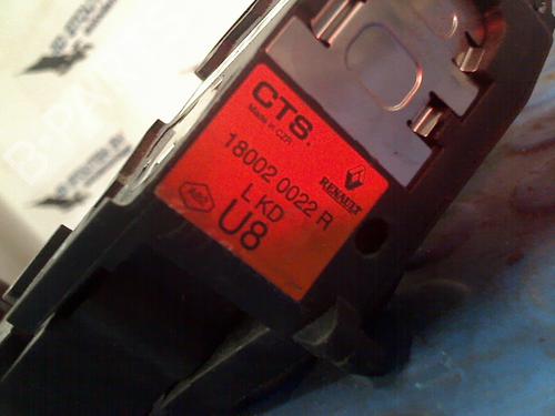 Pedal RENAULT MEGANE III Grandtour (KZ0/1) 1.5 dCi (KZ09, KZ0D, KZ1G, KZ29, KZ14, KZ1W, KZ10, KZ1F,... | BP13123624I4 