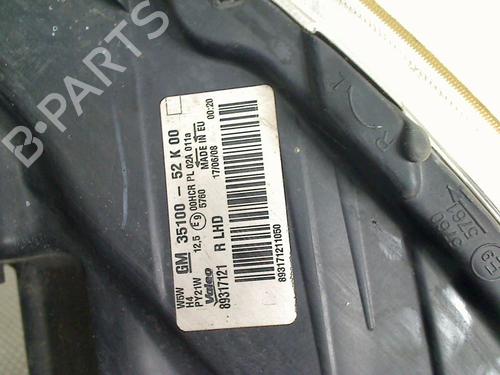 Right headlight OPEL AGILA B (H08) 1.2 (F68) | BP32660058C29