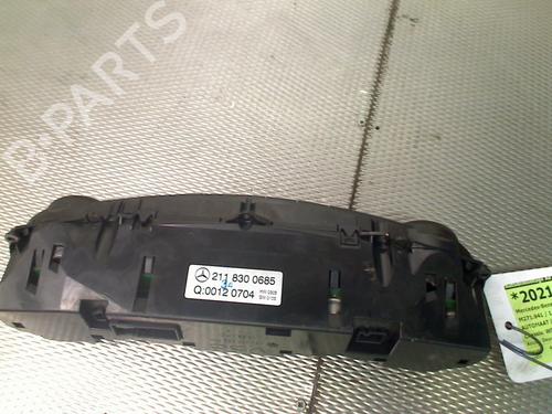 Climate control MERCEDES-BENZ E-CLASS (W211) E 200 Kompressor (211.042) | BP25724518I5 