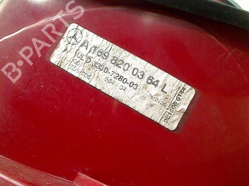 Left taillight MERCEDES-BENZ A-CLASS (W169) A 170 (169.032, 169.332) | BP22384589C34 