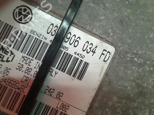 Engine control unit (ECU) SKODA FABIA I (6Y2) 1.4 16V | BP11395435M57 