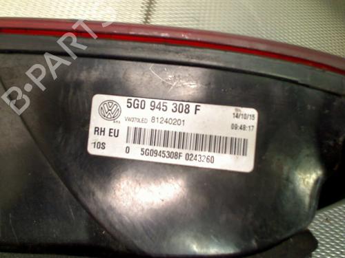 Right taillight VW GOLF VII (5G1, BQ1, BE1, BE2) 1.4 GTE Hybrid | BP25889820C35 
