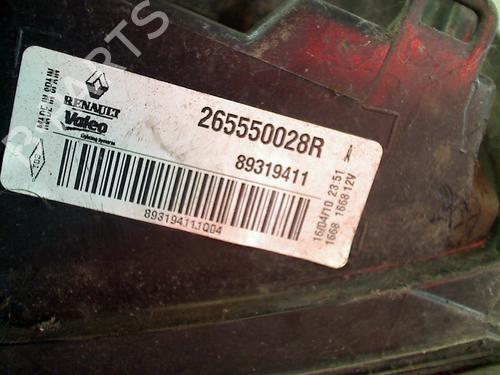 Left taillight RENAULT MEGANE III Grandtour (KZ0/1) 1.5 dCi (KZ0C, KZ1A) | BP13005119C34 