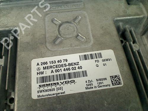 Engine control unit (ECU) MERCEDES-BENZ A-CLASS (W169) A 170 (169.032, 169.332) | BP17220543M57 