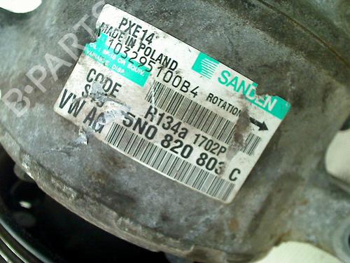 AC compressor VW CADDY III Box Body/MPV (2KA, 2KH, 2CA, 2CH) 1.6 TDI | BP25851181M34 