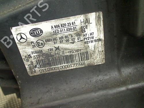 Left headlight MERCEDES-BENZ SPRINTER 3,5-t Platform/Chassis (B906) 316 CDI (906.131, 906.133, 906.135, 906.231, 906.233,... | BP31279318C28