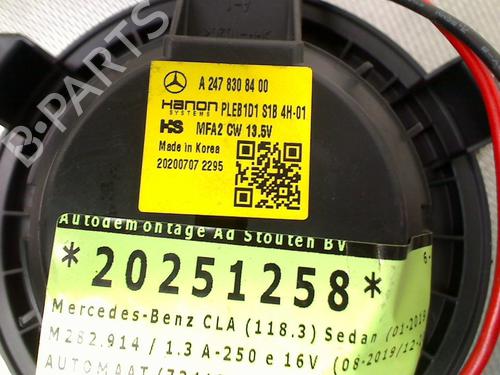 Heater blower motor MERCEDES-BENZ CLA (C118) CLA 250 e (118.386) | BP31256745M62 