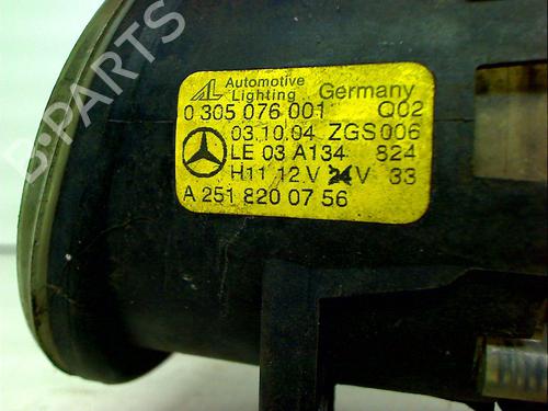 Left front fog light MERCEDES-BENZ A-CLASS (W169) A 150 (169.031, 169.331) | BP11259047C30 