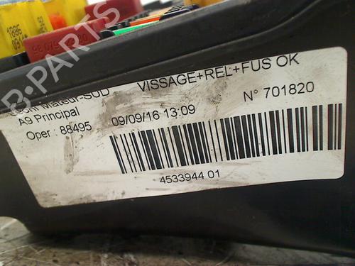 Fuse box PEUGEOT 208 I (CA_, CC_) 1.2 VTI 82 | BP11261507E1 