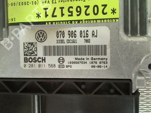 Engine control unit (ECU) VW TRANSPORTER T5 Van (7HA, 7HH, 7EA, 7EH) 2.5 TDI | BP39093969M57 - Image 2