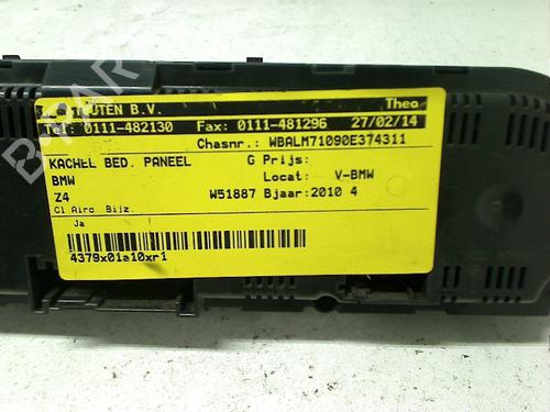 Used Climate control BMW Z4 Roadster (E89) sDrive 35 i (306 hp) 11297681