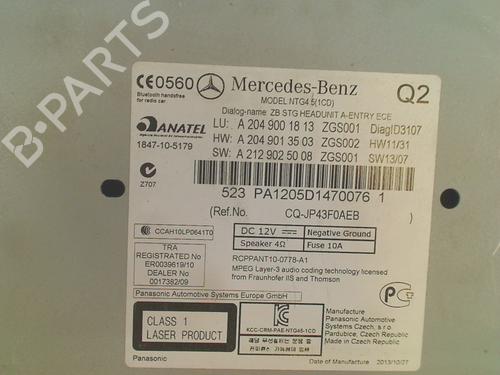 Electronic module MERCEDES-BENZ C-CLASS (W204) C 220 CDI (204.002) | BP13125827M83 