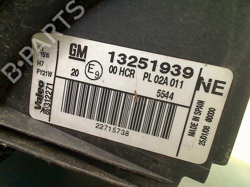 Left headlight OPEL VECTRA C (Z02) 2.2 DGi (F69) | BP31279311C28  - Image 7