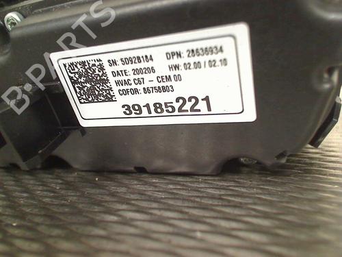 Climate control OPEL CORSA F (P2JO) 1.2 (68) | BP30450778I5 