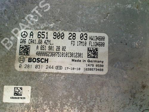 Engine control unit (ECU) MERCEDES-BENZ VITO Van (W447) 116 CDI (447.601, 447.603, 447.605) | BP39166223M57 - Image 3