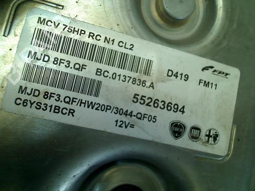 Engine control unit (ECU) FIAT FIORINO Box Body/MPV (225_) 1.3 D Multijet (225BXD1A, 225BXB1A, 225BXB11) | BP11325507M57 
