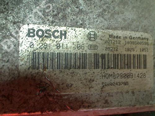 Engine control unit (ECU) RENAULT MASTER II Van (FD) 2.2 dCI 90 | BP11364153M57 
